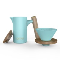 DHPO New Release New Design French Press with Dripper Pour Over Coffee Maker Set