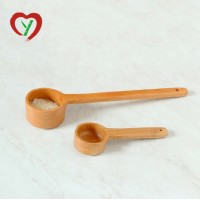 Household Wooden Bamboo Coffee Measuring Scoop for Tea and Powder 30ml